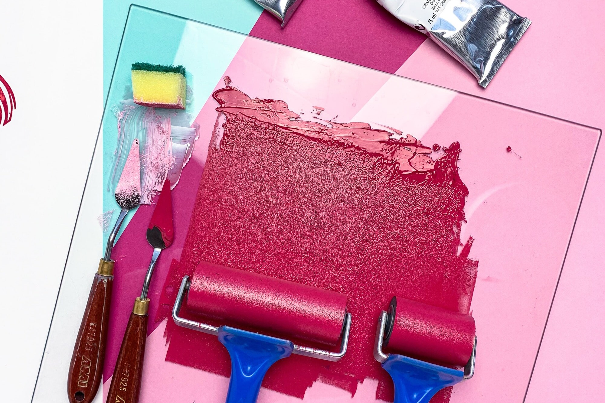 perfect amount of relief ink