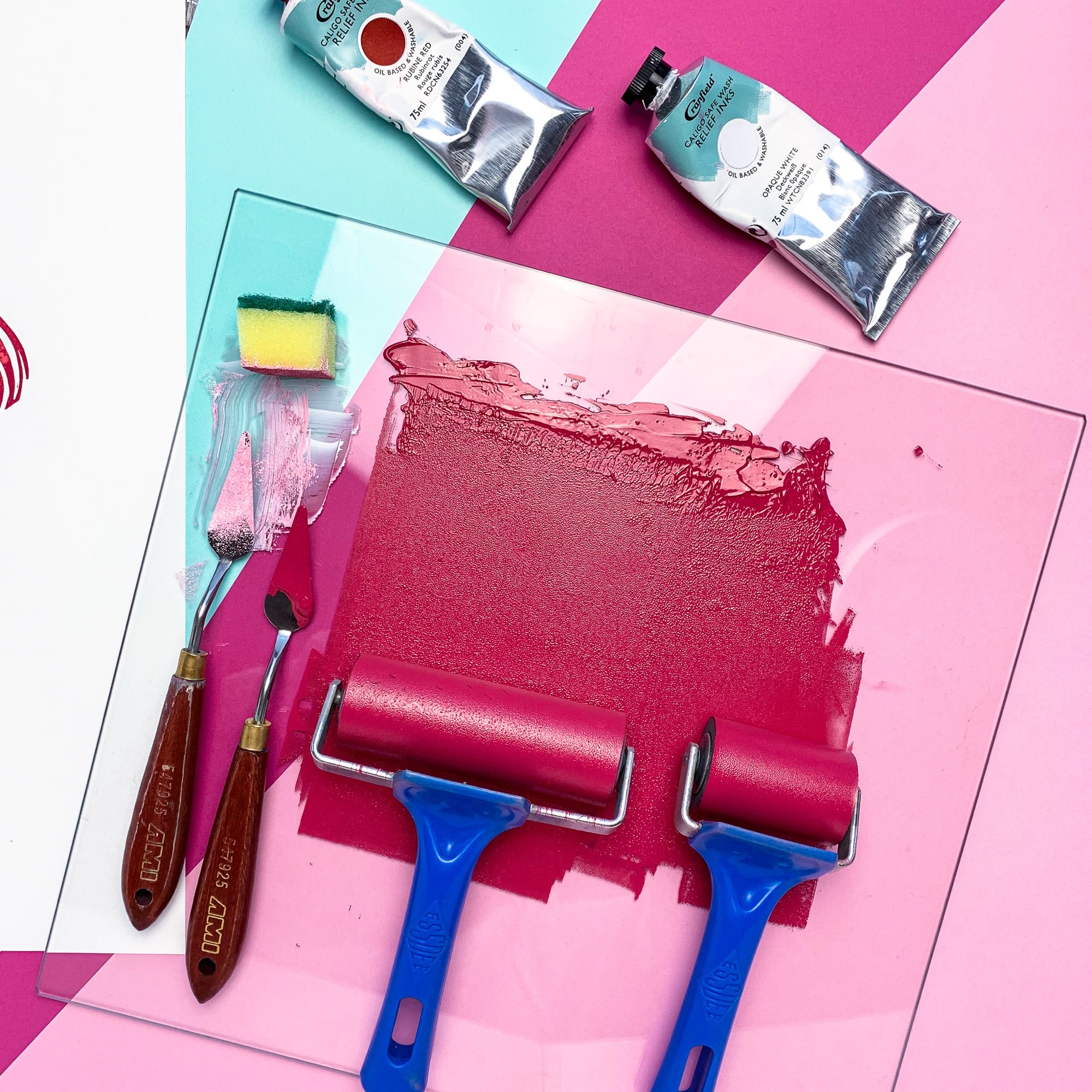 perfect amount of relief ink