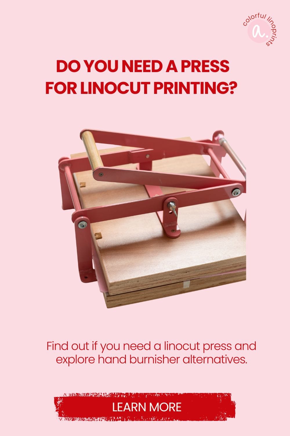 linocut printing press