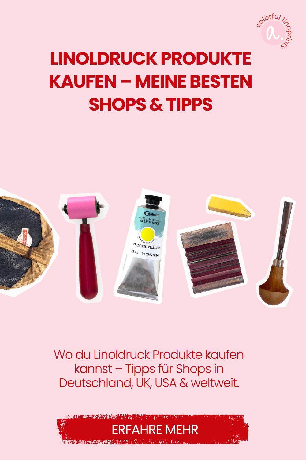 linoldruck material kaufen