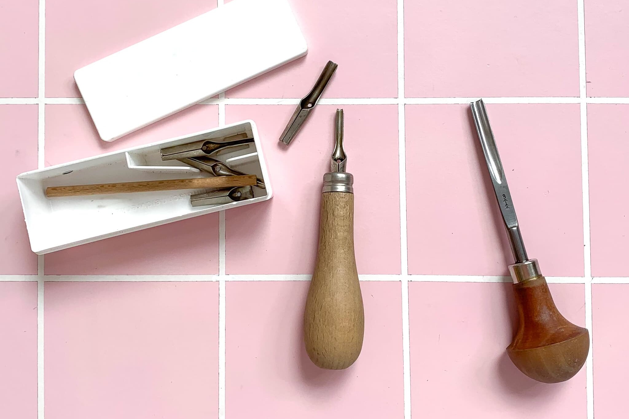 linoldruck messer schnitzwerkzeug