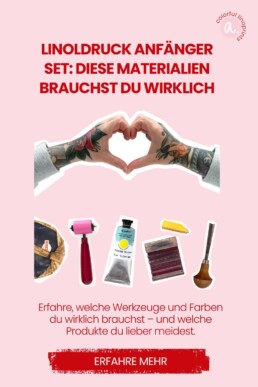 Linoldruck Produkte für den Anfang