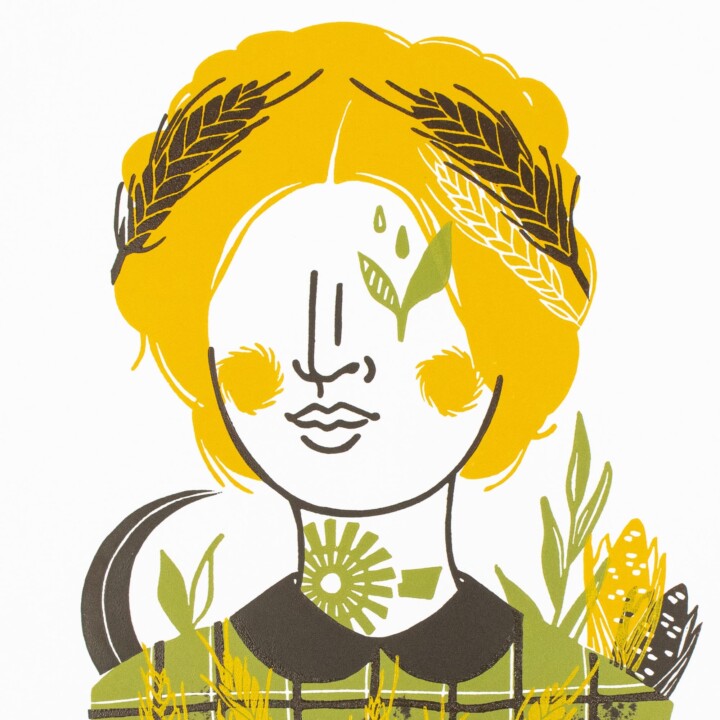 linolschnitt motiv herbst