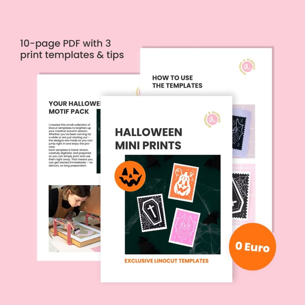 Linocut template ideas