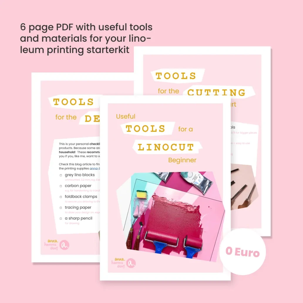 Linocut Template Tool List